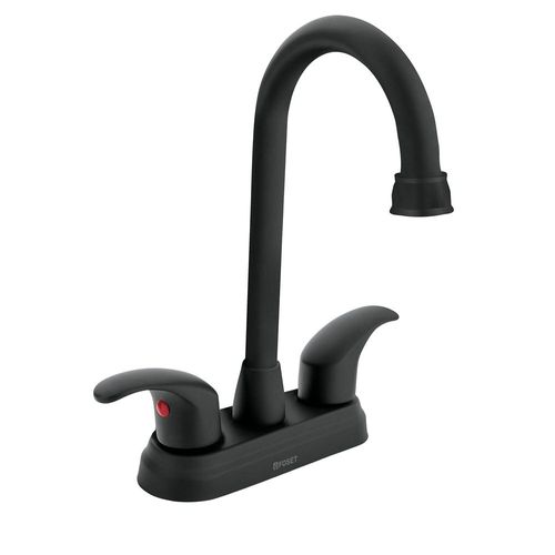 Mezcladora lavabo FOSET 4 pul tipo bar AQM62M negro