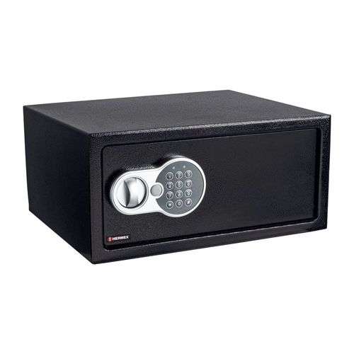 Caja de seguridad electrónica HERMEX Laptop CASE4330L negro