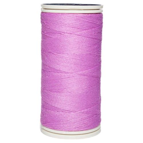 Caja 12 Pzas Hilo Coats Poliéster Liso 3 Cabos Fibra Corta Violeta