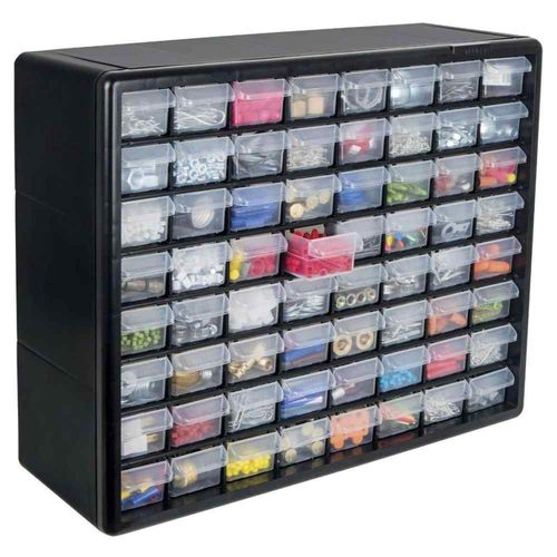 Organizador De 64 Gavetas Truper