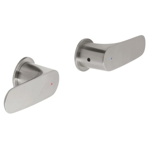 Juego De 2 Manerales Regadera Satín Riviera Foset 45202