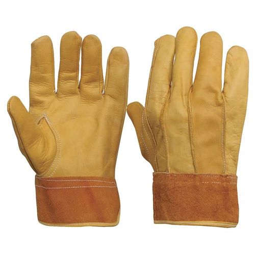 Guantes Cortos Operador Piel Res Cinta Ajustable Surtek