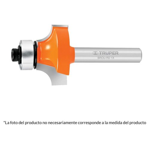 Broca Para Router Redondeado 1-1/4' Con Baler Truper