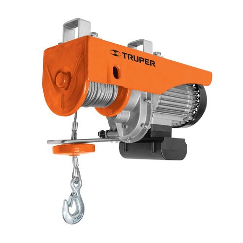 Polipasto eléctrico Truper de 800 kg POLE800 naranja