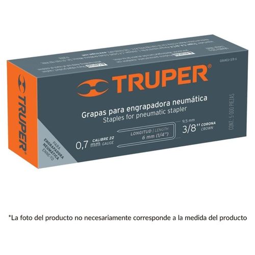 Grapas Para Engrapadora Neumática Eneu-3/8 6mm Truper