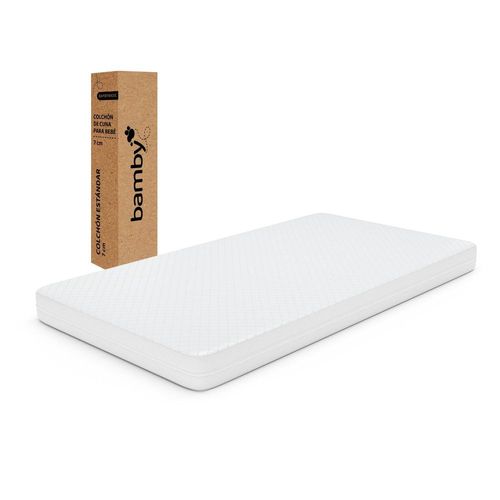 Colchón Cuna Bebé Impermeable 100x70x7 Memory Hipoalergénico