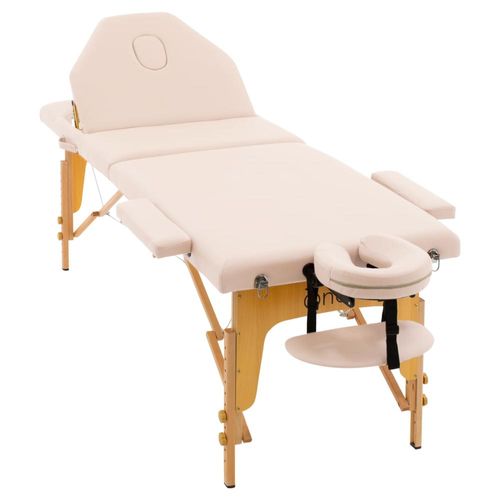 Cama Masaje Onof Portatil Profesional Modelo Ancho (Arena)