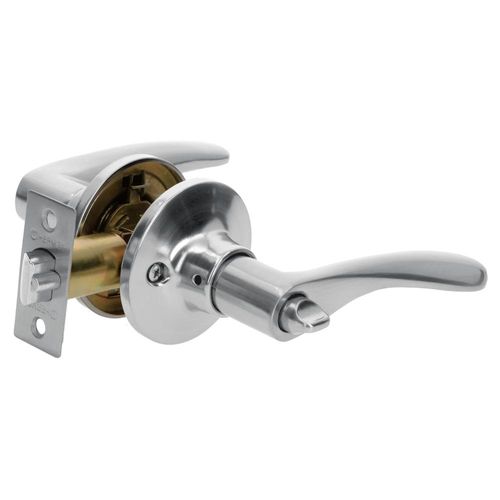 Cerradura Manija Cilindro Metalico Recámara Cromo