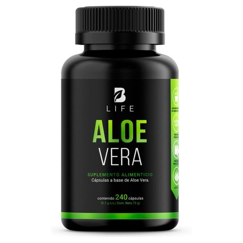 Extracto Puro De Aloe Vera 240 Cápulas. B Life