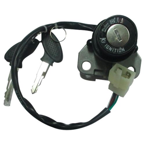 Interruptor Encendido Con Llave Set Italika Ft 180 Led (13-18) 12V