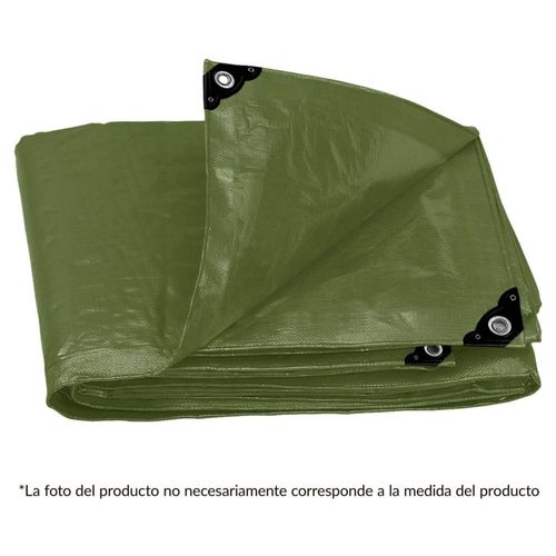 Lona Uso Rudo Verde Olivo 3 X 4 Metros Truper Expert