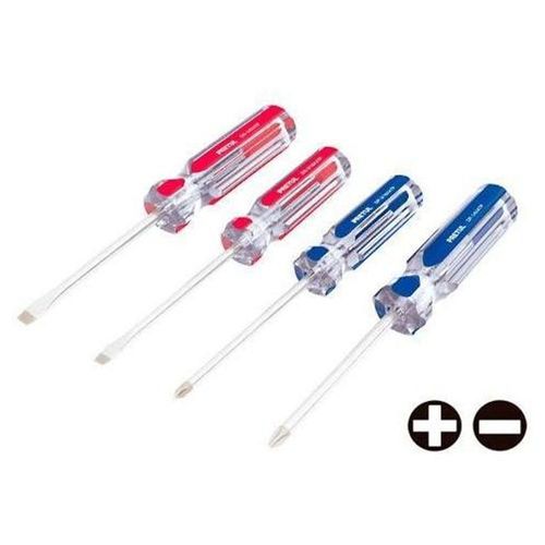 Juego De Desarmadores 4 Piezas Mango Pvc Pretul 20212