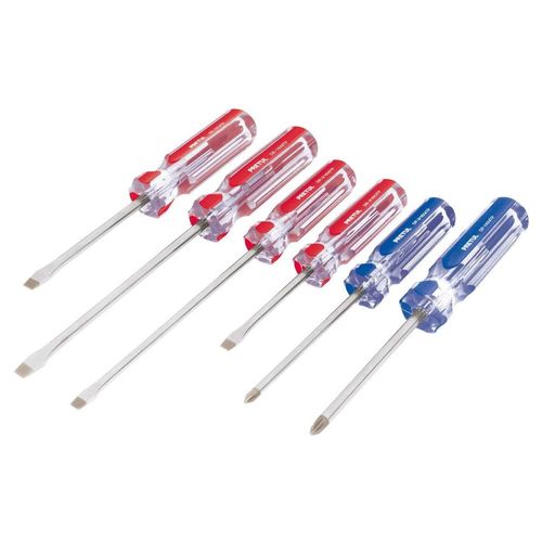 Juego De Desarmadores 6 Piezas Mango Pvc Pretul
