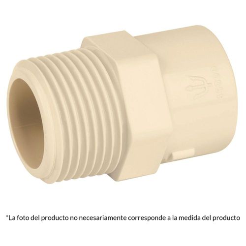 Conector macho de CPVC 1' Foset