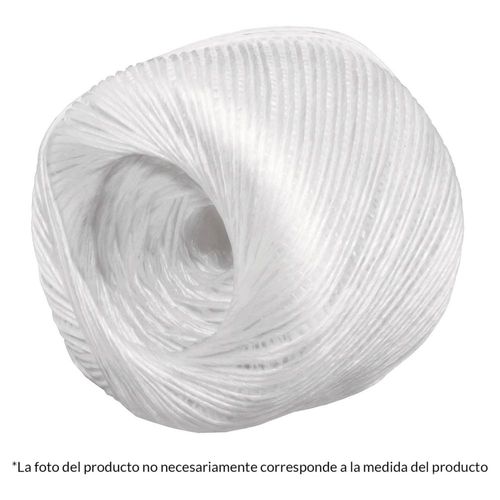 Rafia color blanco, calibre 2.2 g/m, 500g Fiero