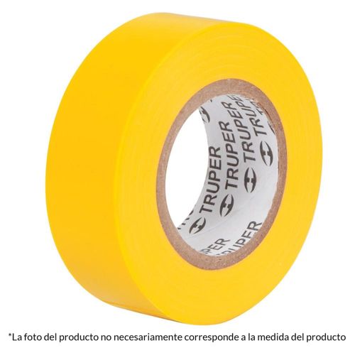 Cinta De Aislar # 33 18m Amarilla Truper