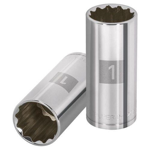 Dado largo de 12 puntas, cuadro 1/2\