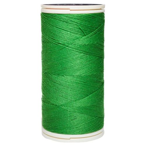 Caja 12 Pzas Hilo Coats Poliéster Liso 3 Cabos Fibra Verde Bandera