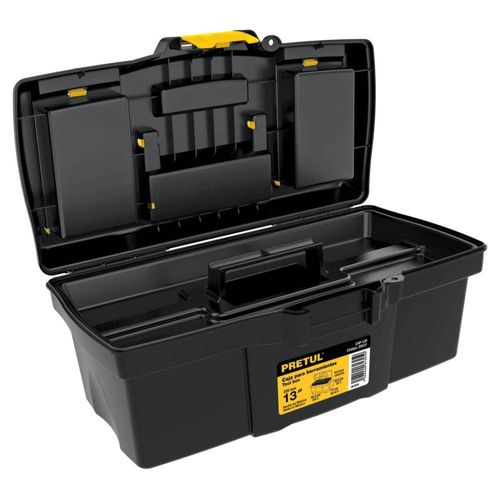 Caja Plástica 19' Con Compartimentos Pretul
