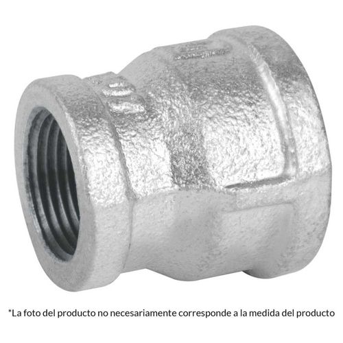 Reducción campana, acero galvanizado, 1-1/4 x 1' Foset