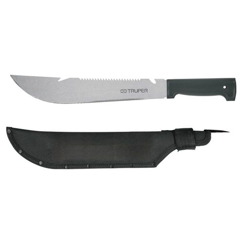 Machete Tipo Rambo 12' Cacha Negra Truper