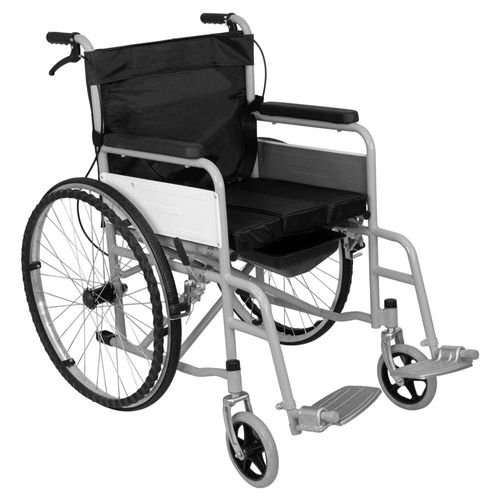 Silla de Ruedas de Lujo Plegable Comodo de Baño Incluido