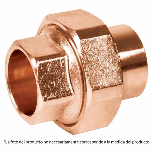 Tuerca Unión Cobre A Rosca Externa 1/2' Foset