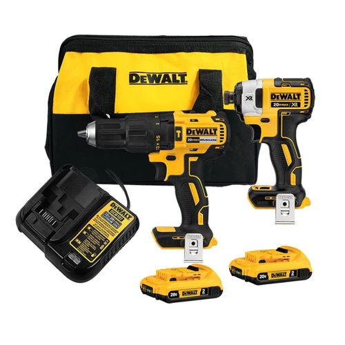 ROTOMARTILLO + ATORNILLADOR DE IMPACTO DEWALT BRUSHLESS DCK223D2