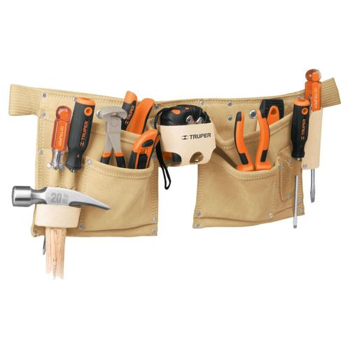 Porta Herramientas De Carnaza 13 Compartimentos 11537