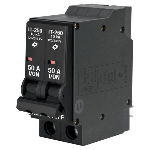 Interruptor termomagnético 2 polos 50 A, Volteck Volteck