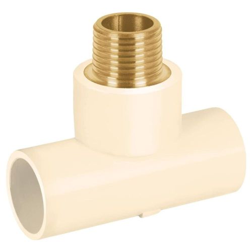 Tee CPVC latón rosca exterior 1/2' Foset