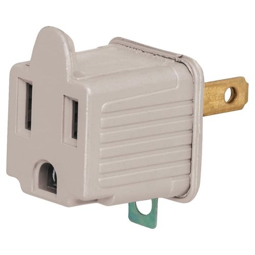 Adaptador 3 A 2 Gris 2 Piezas Volteck 46254