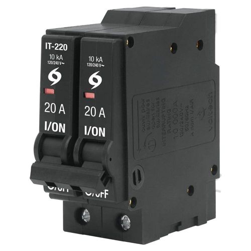 Interruptor Termomagnético 2 Polos 20 A Volteck