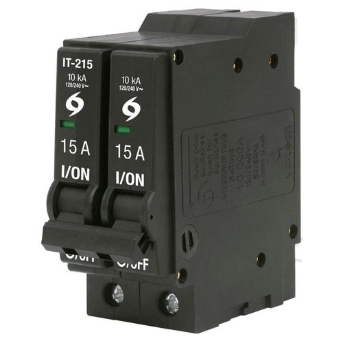 Interruptor Termomagnético 2 Polos 15 A Volteck