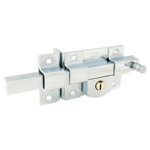 Cerradura Derecha Barra Fija Estandar Cromo Brillante Lock