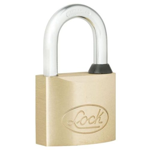 Candado P/ Cortina Laton Llave Tetra 50mm Acero Lock