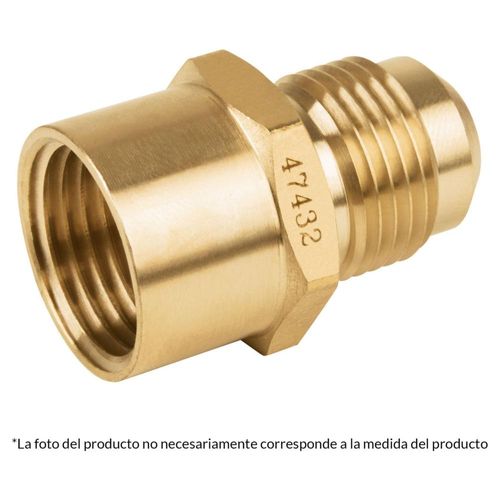 Niple Campana De Latón 1/2' X 3/8' Foset