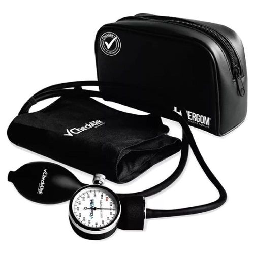 Baumanómetro Aneroide Popular Nylon Negro Lectura Checkatek