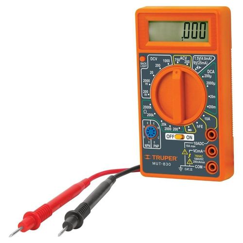 Multímetro Digital Casero Truper 10400