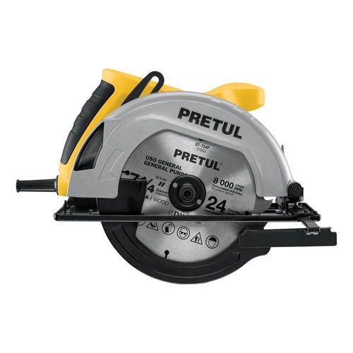 Sierra circular PRETUL 7 1.4 1200W  SICI714P amarillo