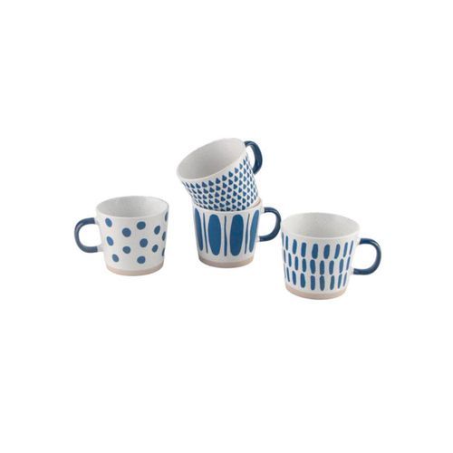 Set de tazas Chefmaker 4 piezas MARINA-SET