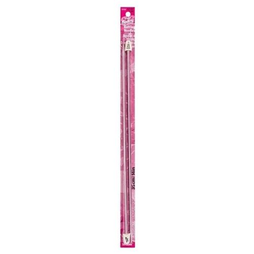 Aguja Aluminio Ultrasuave Susan Bates Punta Redonda Coats Rosa Claro