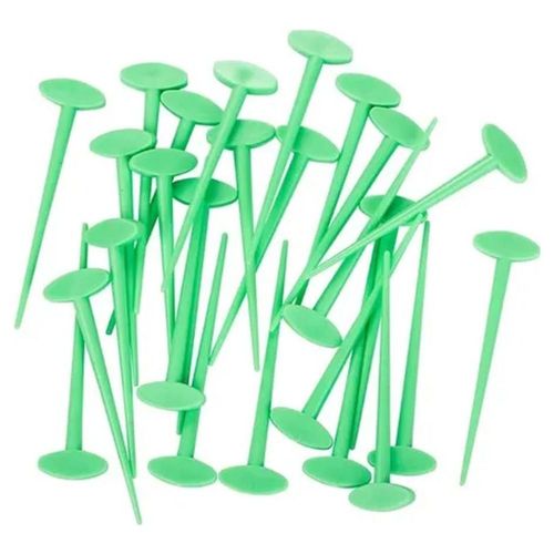 Paquete 24 Pzas Alfileres Tejido Plástico Susan Bates Coats Verde