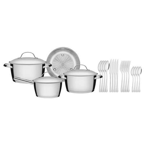 Bateria de cocina Allegra 23 piezas 65650243 Tramontina