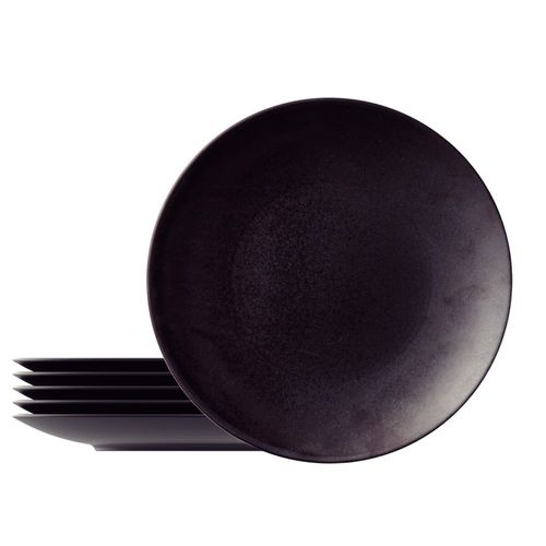 Juego de Platos Raso Tramontina Hematita 28 cm