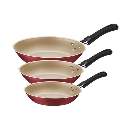 Juego de Sartenes Tramontina Caribe 3 Piezas