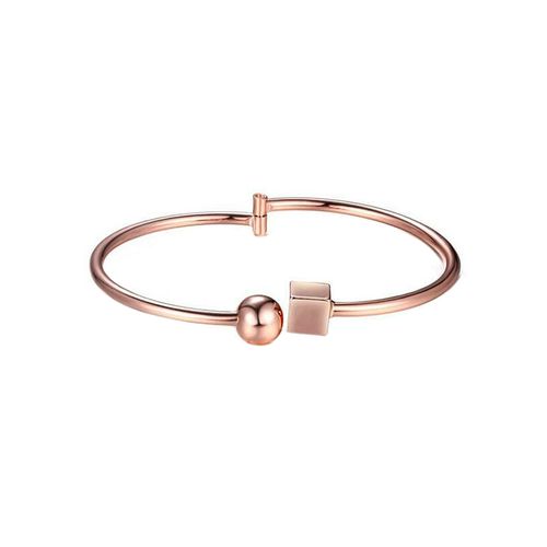 Brazalete Ocean Heart, Baño oro rosa, 18K, OH19-65