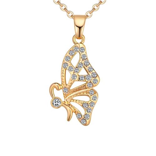 Dije Ocean Heart, Baño oro amarillo, 18K, OH18-92