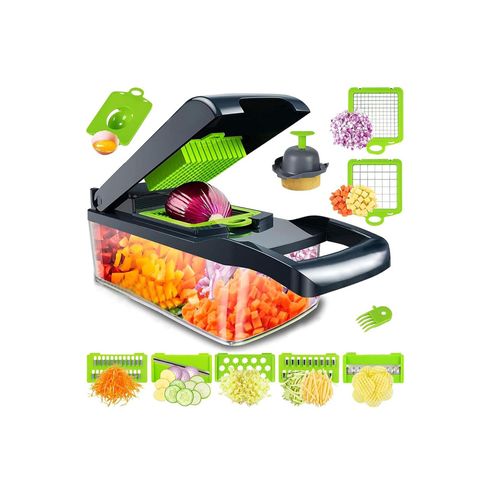 Rallador de verduras gris