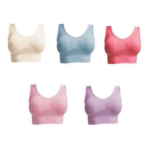 Kit de 5 piezas de Bra Fresh control colores pastel I Love Shape M 2124